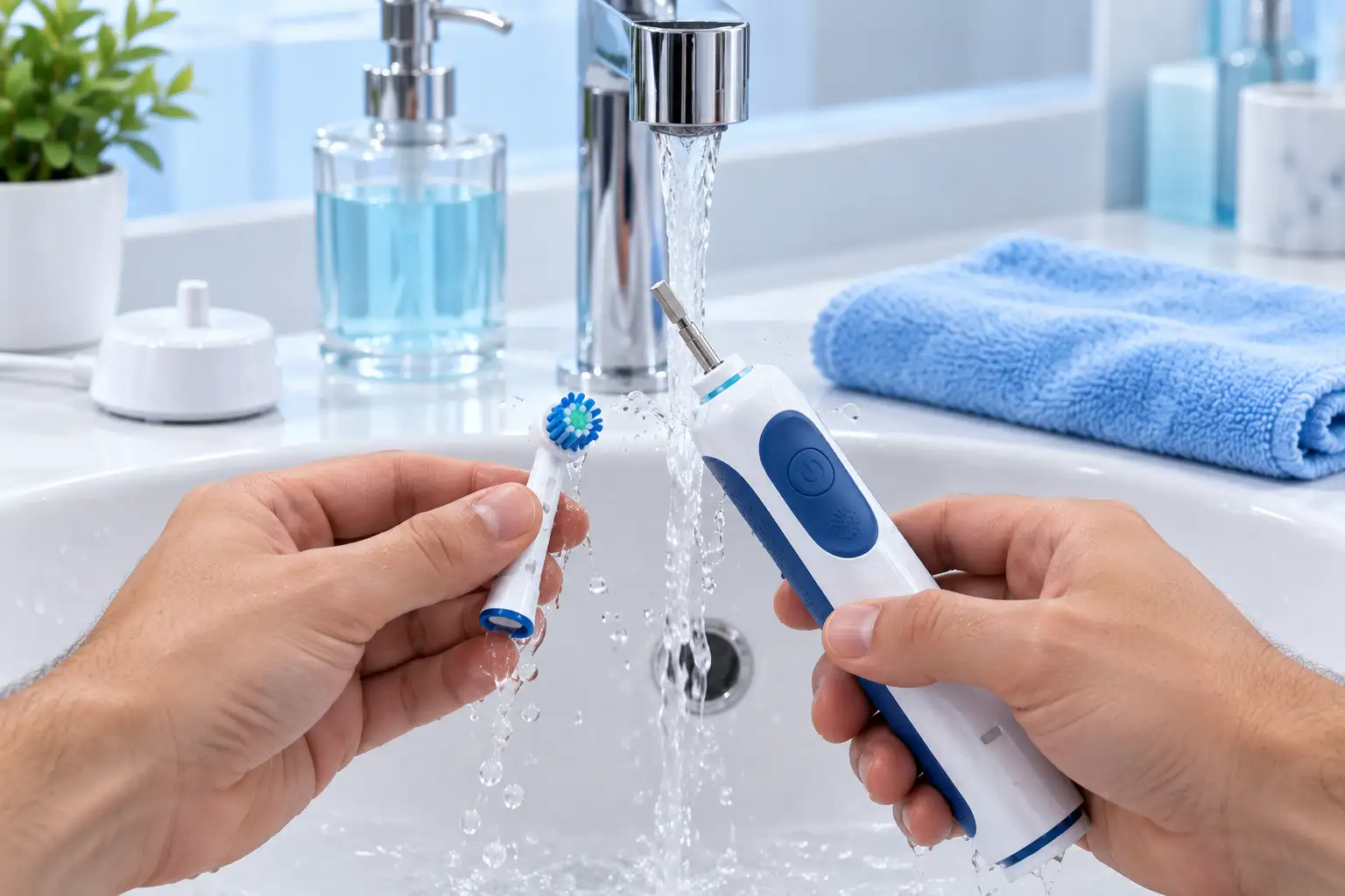 آموزش تعمیر مسواک برقی براون